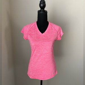 Legend Hot Pink V Neck Workout Top Small Gently Used
